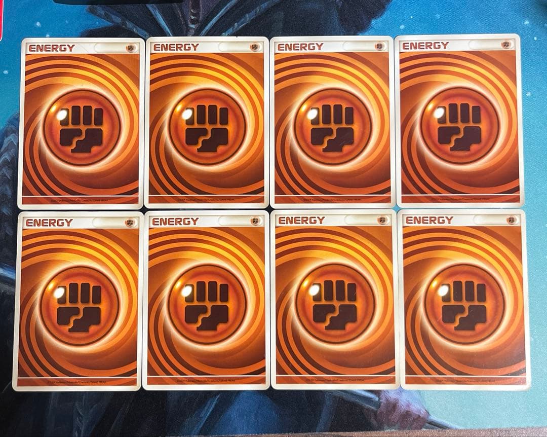 【希少・メガルカリオexデッキ用】基本闘エネルギー うずまき 8枚