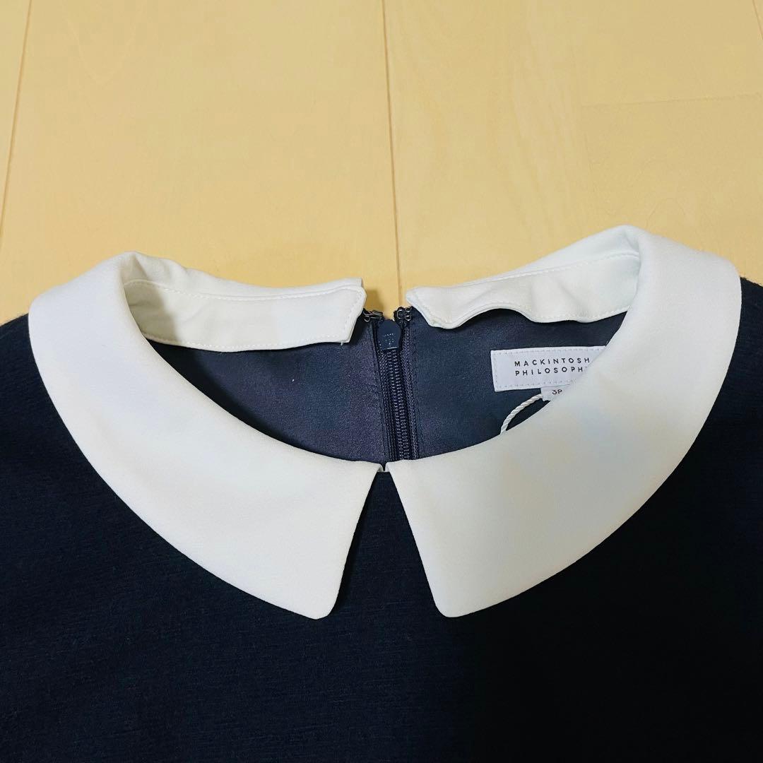 【アイス大好き】マッキントッシュフィロソフィー　ウールワンピース 38