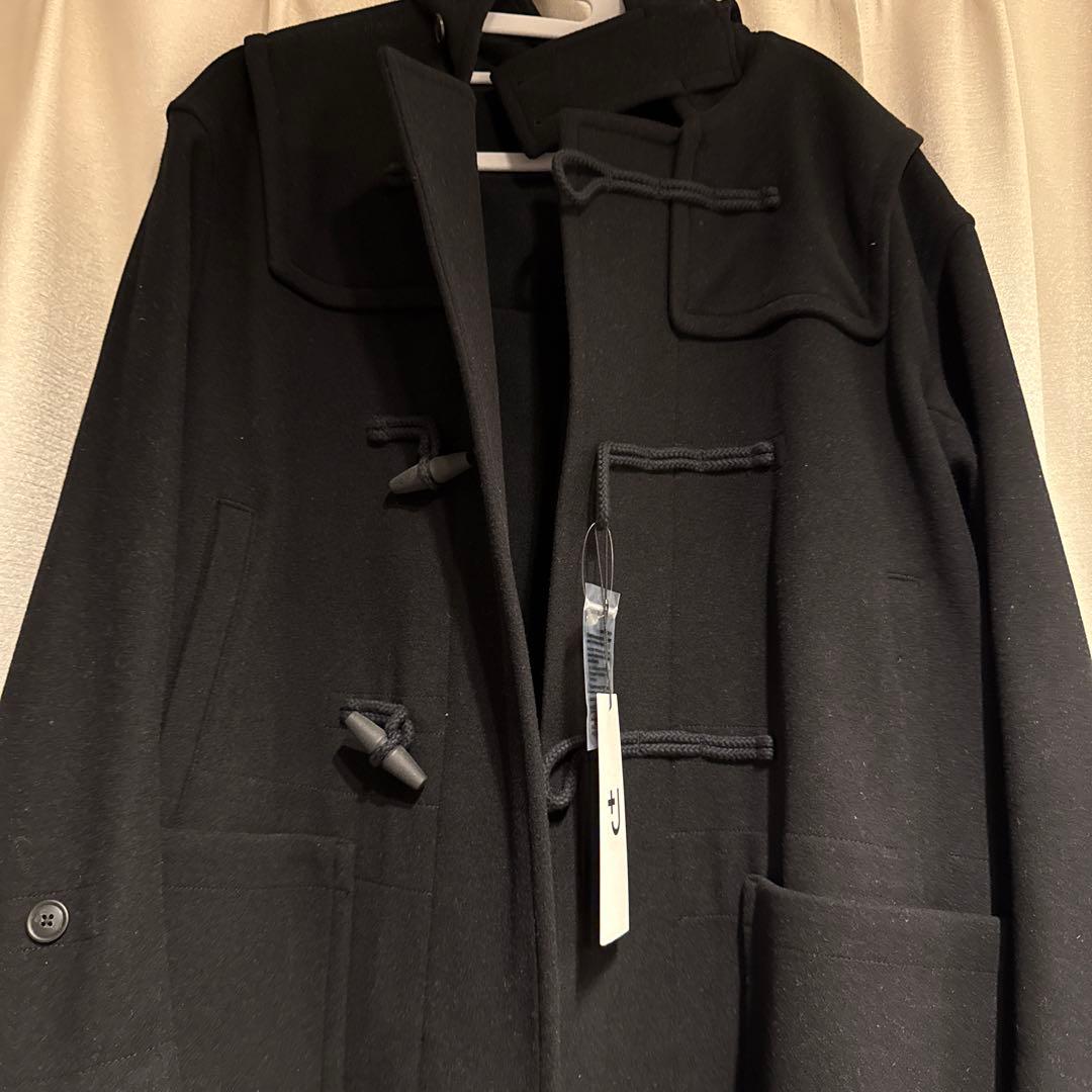 【新品未使用タグ付き】UNIQLO +J ブラック ダッフルコート Lサイズ