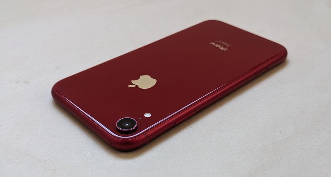 iPhone XR 128GB 80% SIMフリー 格安SIM使用可能 顔認証