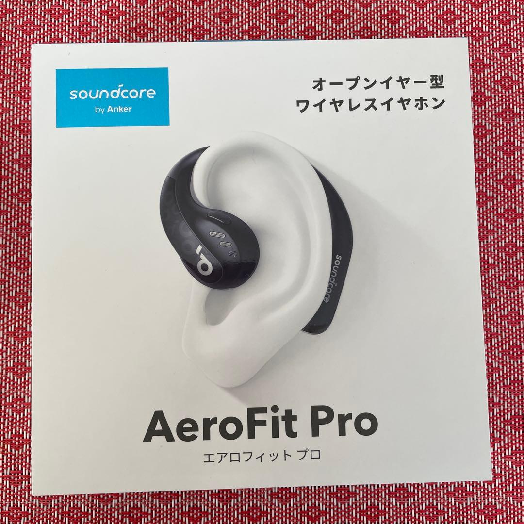 イヤホン SoundCore Anker Aero fit Pro BLACK