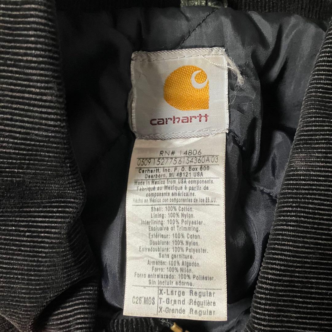 Carharttカーハート00sトラディショナルジャケットダック地裏モスグリーン