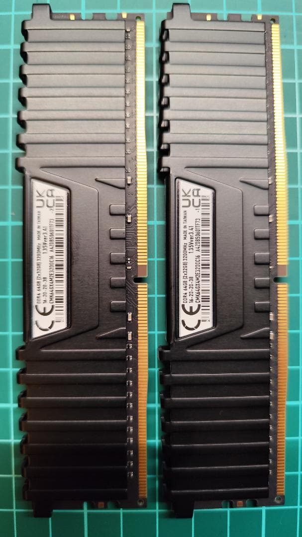 メモリー CORSAIR DDR4-3200MHz 64GB Vengeance LPX