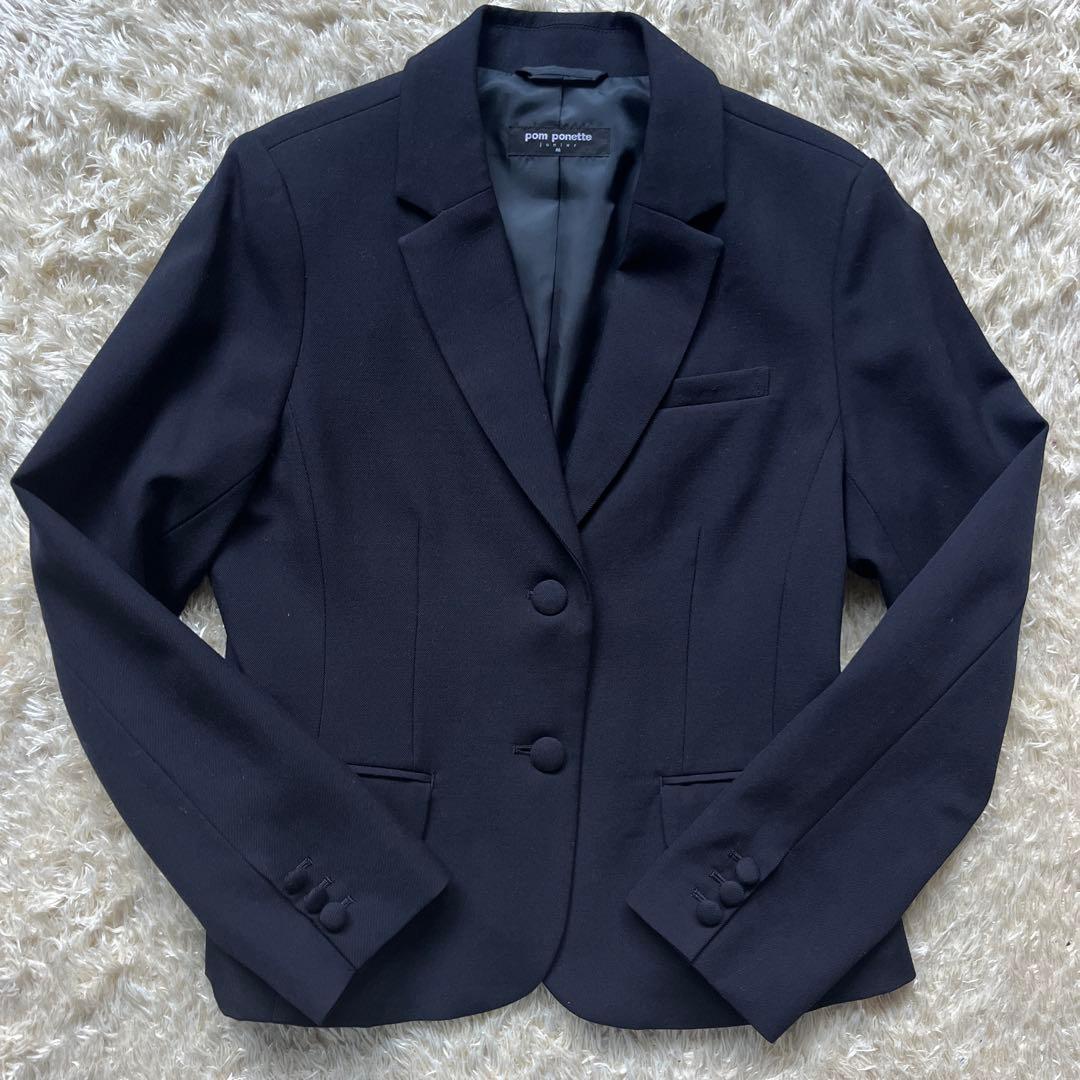 ポンポネット スーツ　ブレザー　セットアップ　受験　卒業式　卒服　150 160