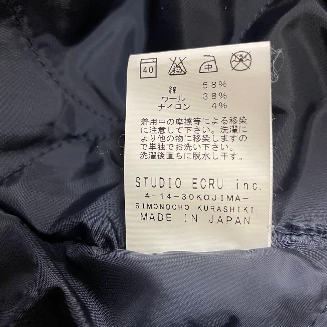 FOB FACTORY ハンティングジャケット　ウール　ネイビー　M