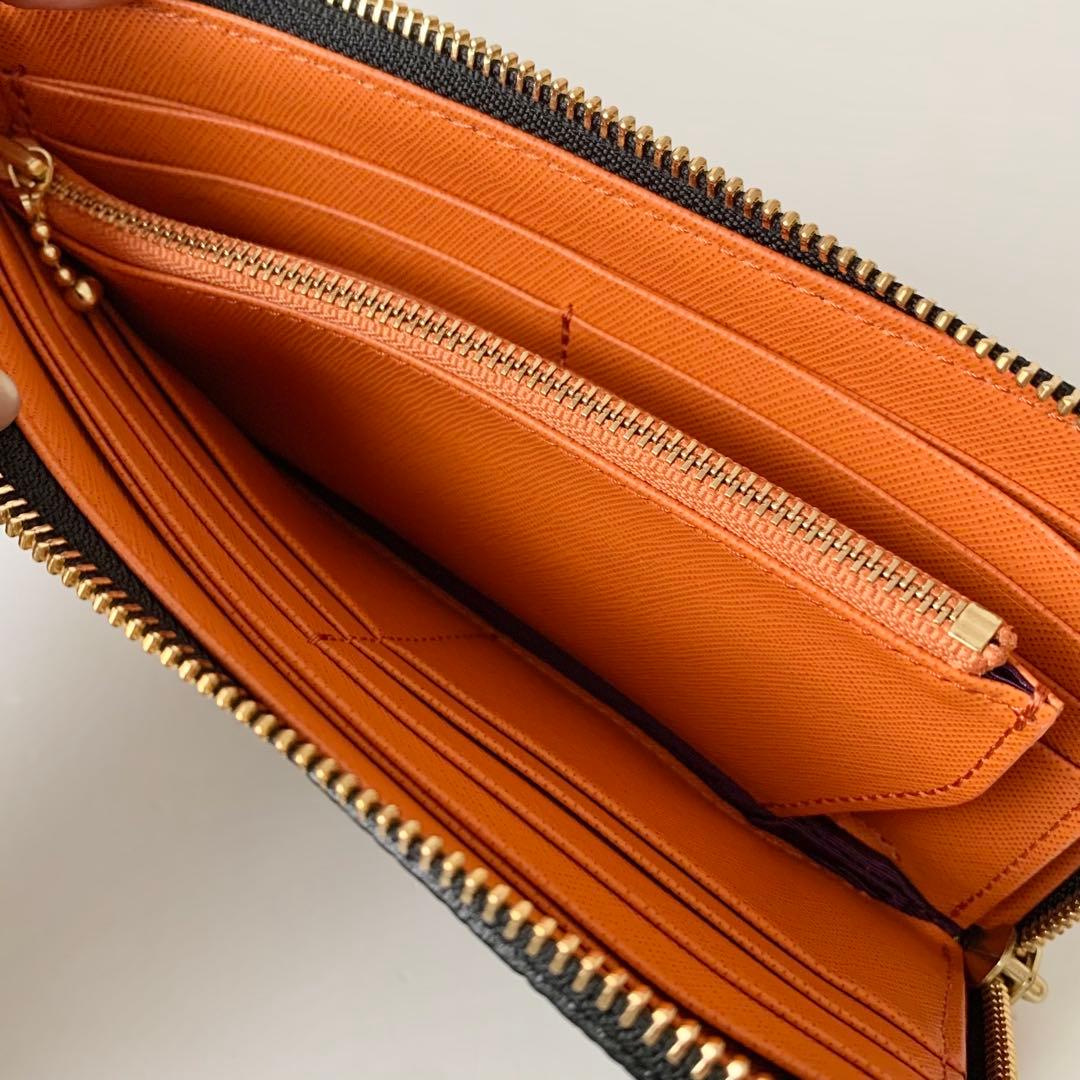 【A.D.M.J.】ADMJ L字ファスナー　ウォレット　スワロフスキー　新品