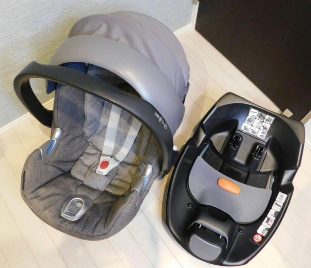 早い者勝ち値下CYBEX aton Q + BACE Q-FIXシートアダプタ