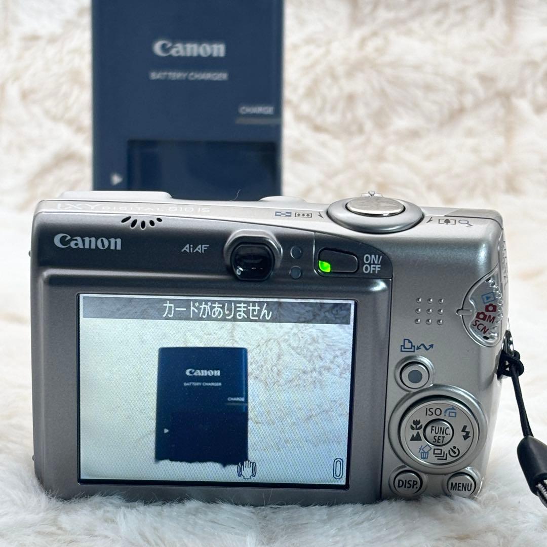美品 動作良好✨ 実写美⭕️ Canon IXY 810 IS シルバー