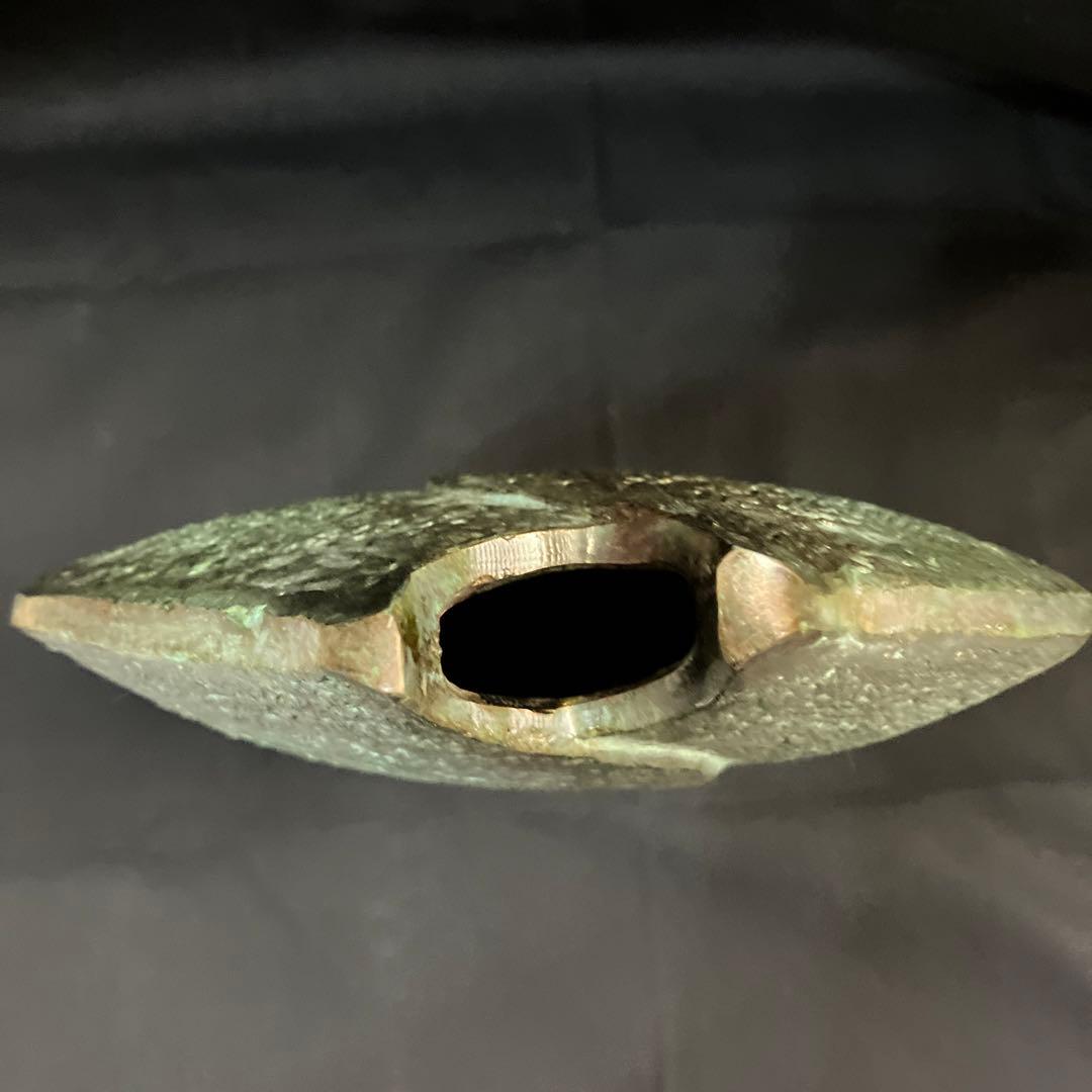 花瓶　村田宏　青銅花瓶　一輪差し