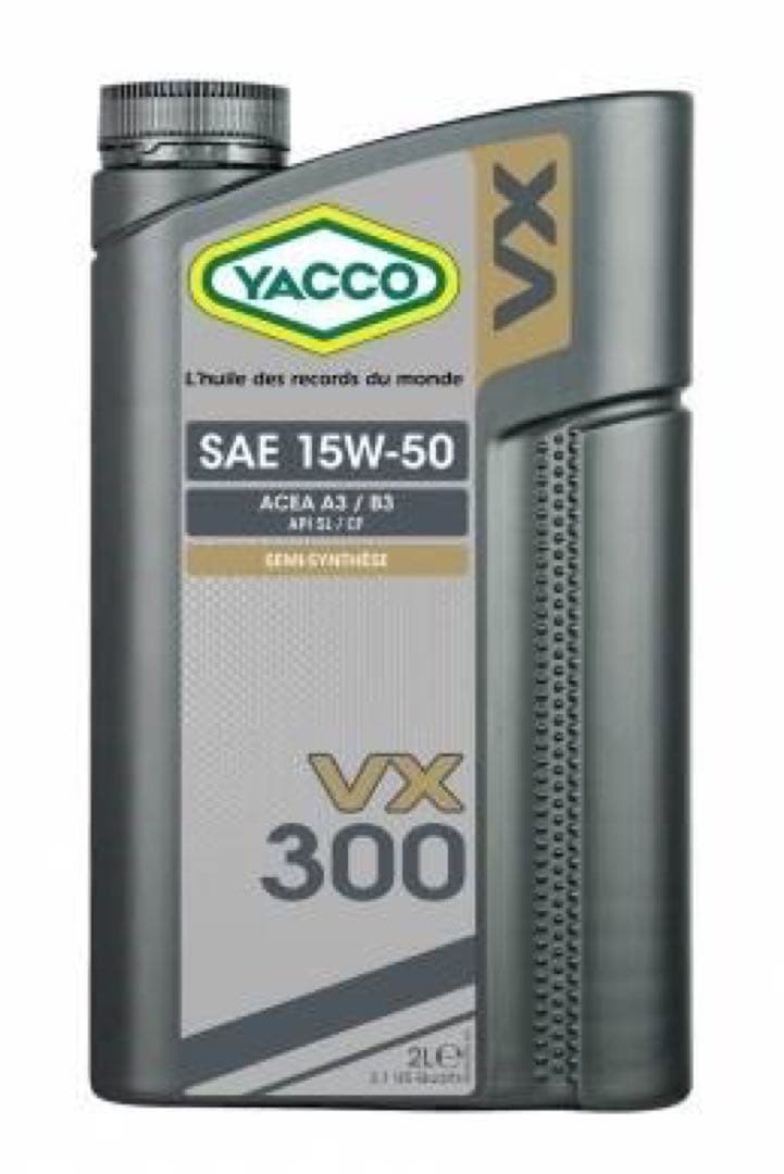 YACCO VX 300 エンジンオイル 2L×2本セット　d