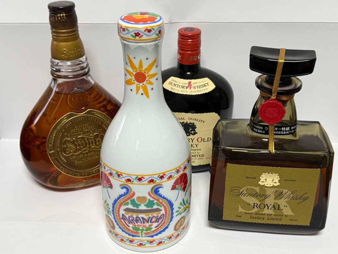 全て未開封現在入手困難ブランデー、ウイスキー併せて４本 一括売却