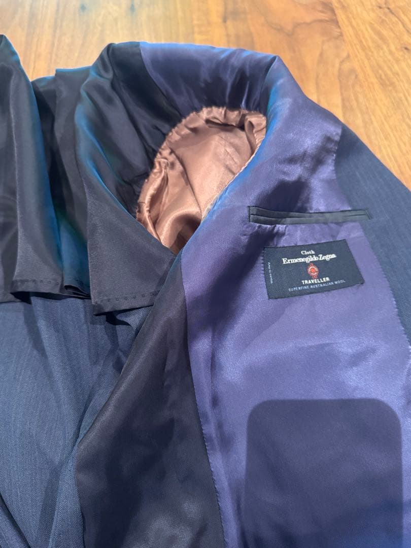 Paul Smith ダークブルー シングルブレスト スーツ　サイズL