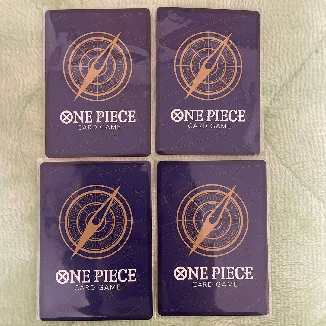ワンピースカード　ジャンプ　ルフィ　プロモカード　4枚