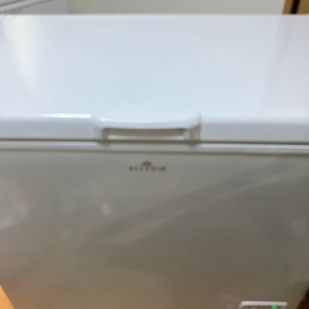 アレジア 冷凍庫 上開き 206L ストッカー AR-BD206-NW 送料込み