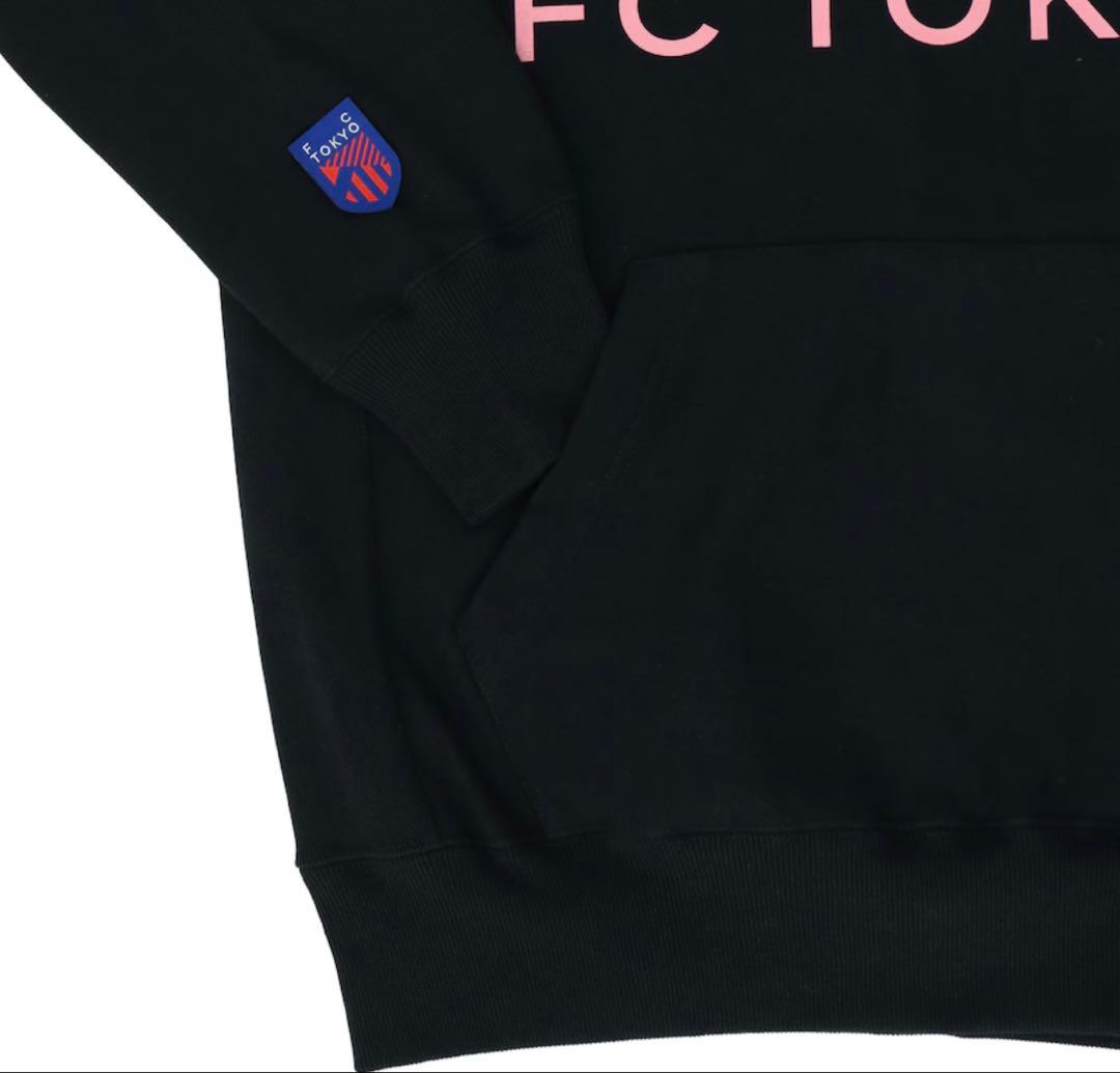 FC東京×BLACKPINK ブラック ロゴ フーディ【Mサイズ】
