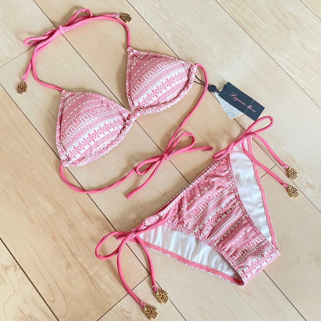 ラグナムーン 新品未使用 タグ付き ビキニ エスニック アクセサリー付き 半額