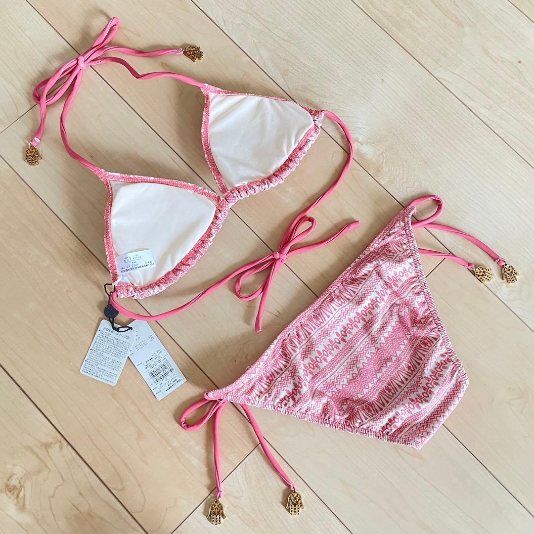 ラグナムーン 新品未使用 タグ付き ビキニ エスニック アクセサリー付き 半額