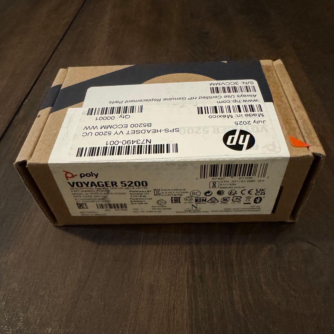 新品未使用 poly Voyager 5200 UC 国内正規品