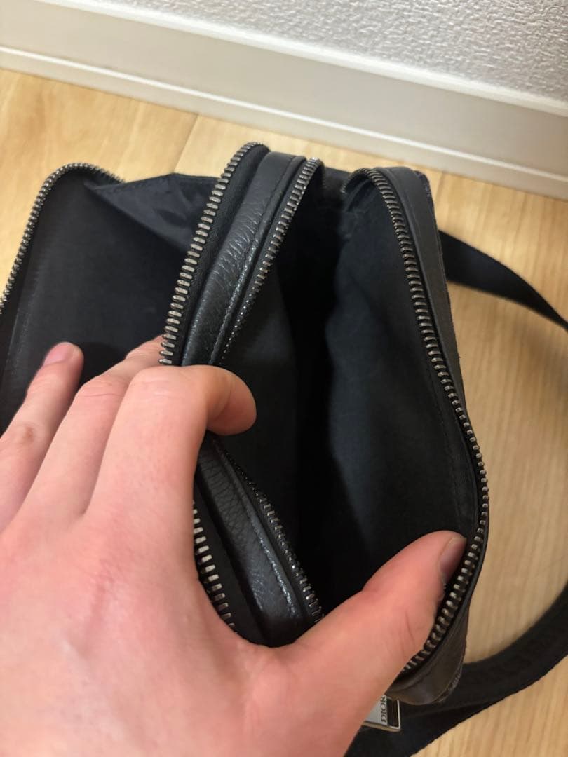 【早い者勝ち】Dior ブラック ショルダーバッグ　オブリオーク　ジャカード