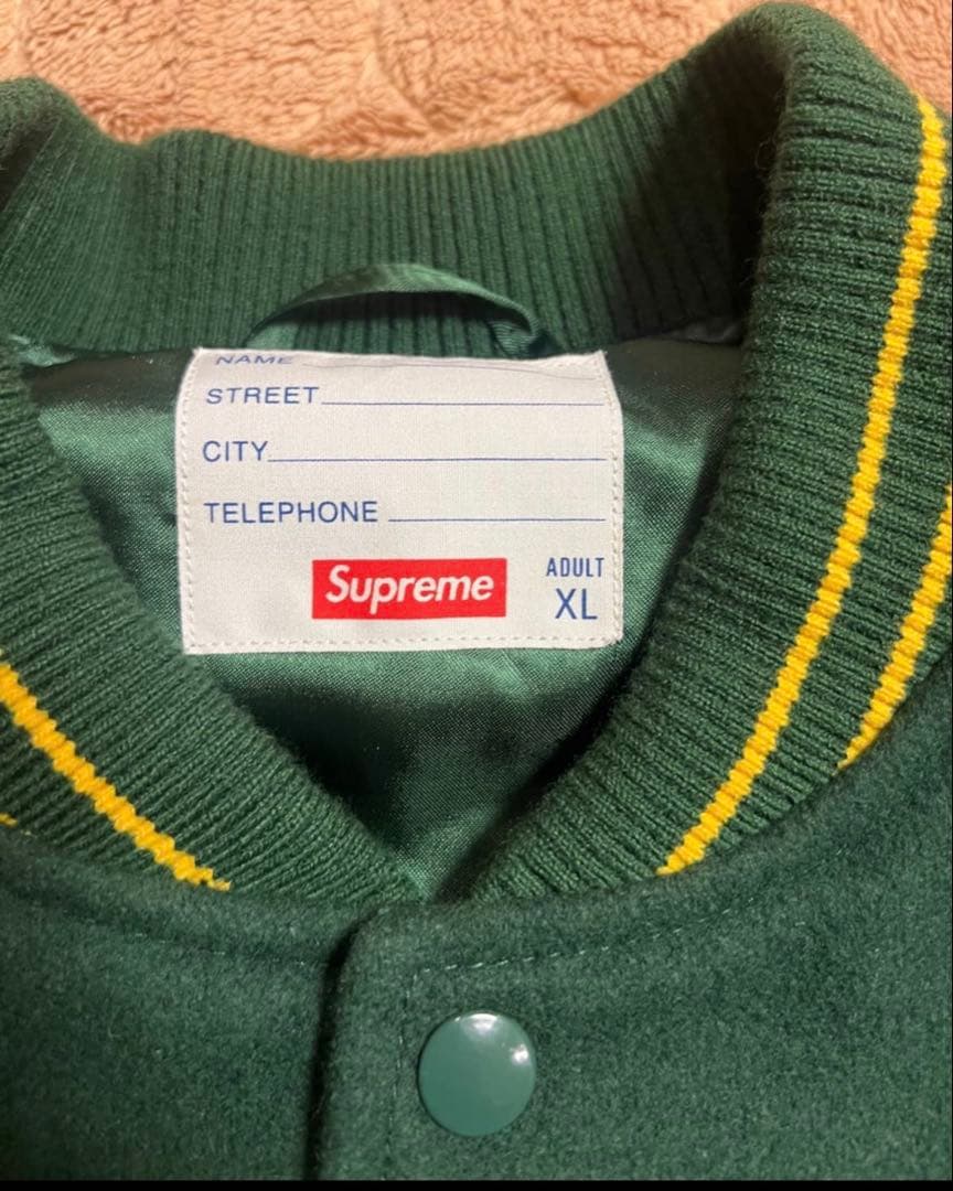 Supreme スタジャン XL ダークグリーン　jamie reid