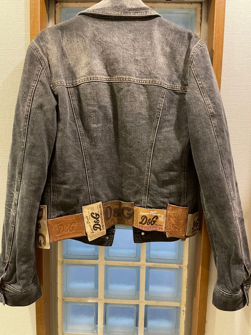 D&G グレー デニムジャケット
