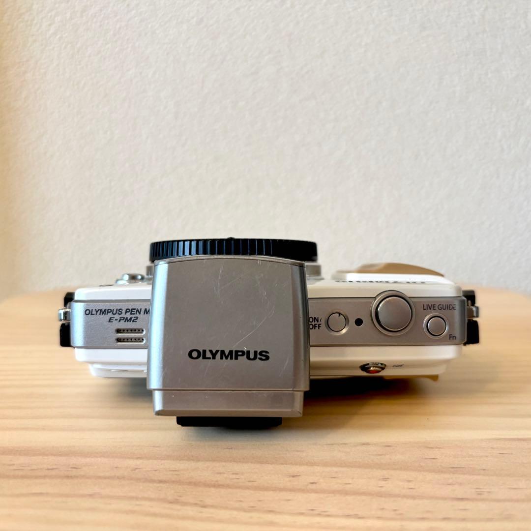 OLYMPUSオリンパス PEN mini E-PM2 ホワイト ミラーレス一眼