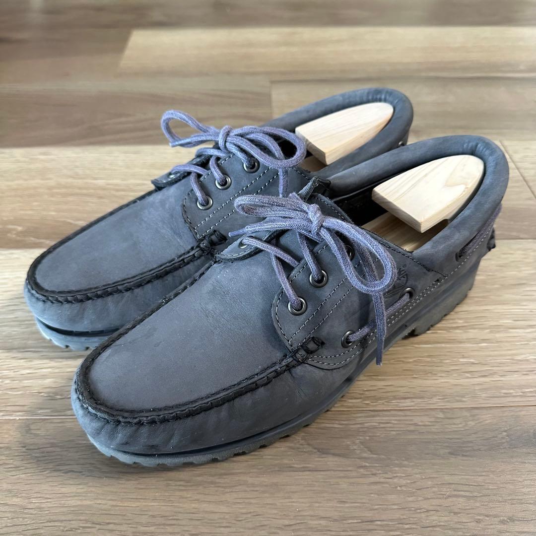 美品‼️Timberland 3eye デッキシューズ 27cm グレー