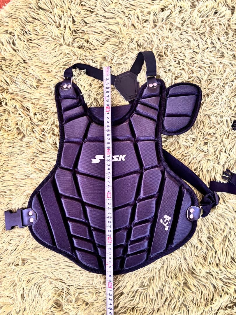 SSK キャッチャー用防具セット 子供用　ブラック ソフトボール