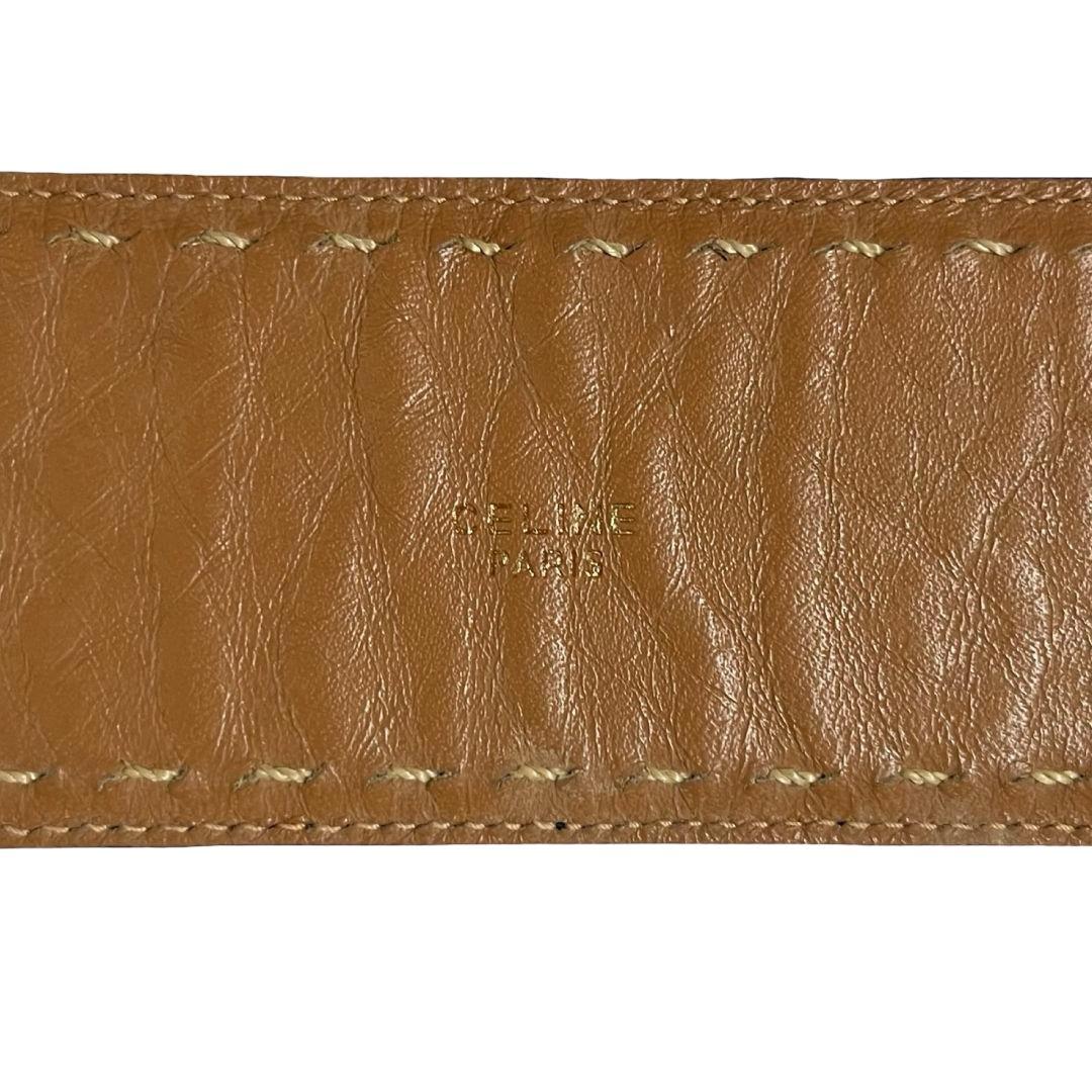 【 激レア☆ 】 セリーヌ　スターボール　バックル　ゴールド　レザー　ベルト