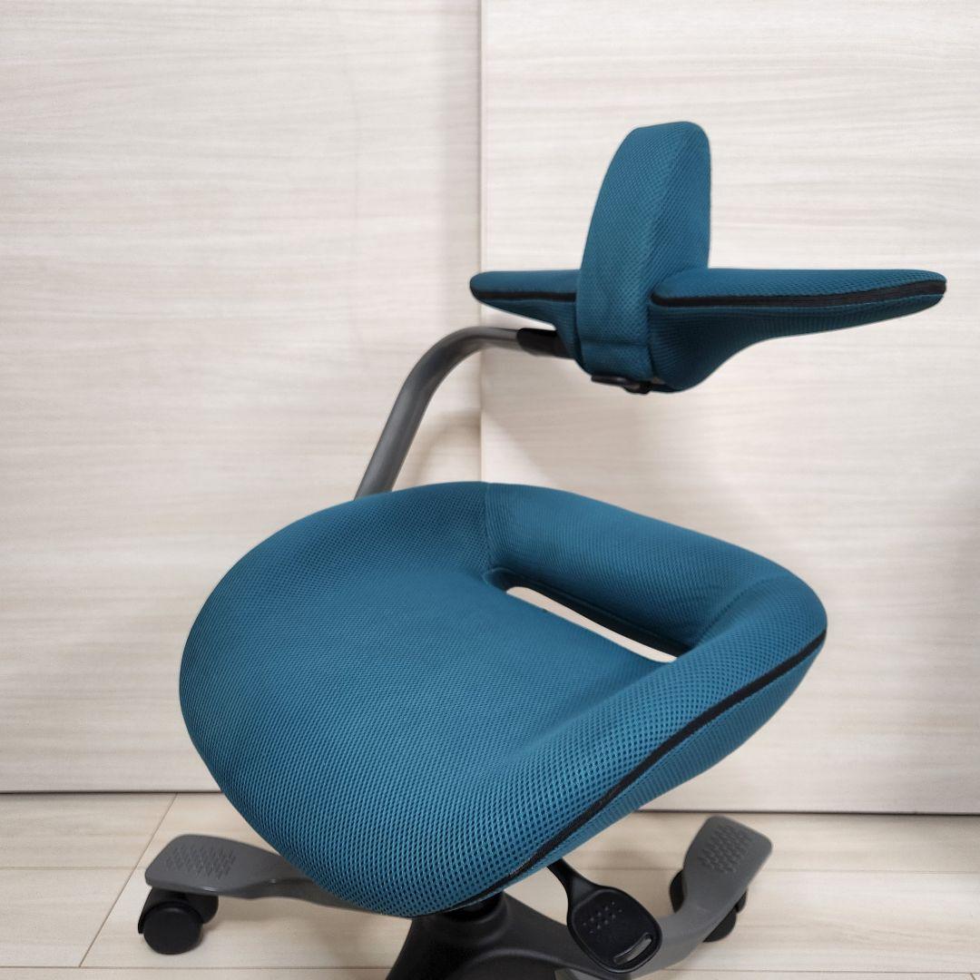 iPole5 ウリドゥルチェア ブルー　姿勢矯正