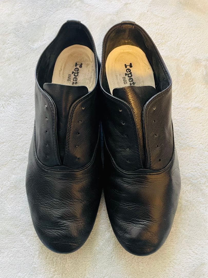 Repetto ZIZI 黒 レザー ドレスシューズ