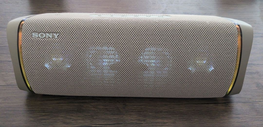 【SONY製ワイヤレスポータブルスピーカー】 SRS-XB43 (ベージュ)