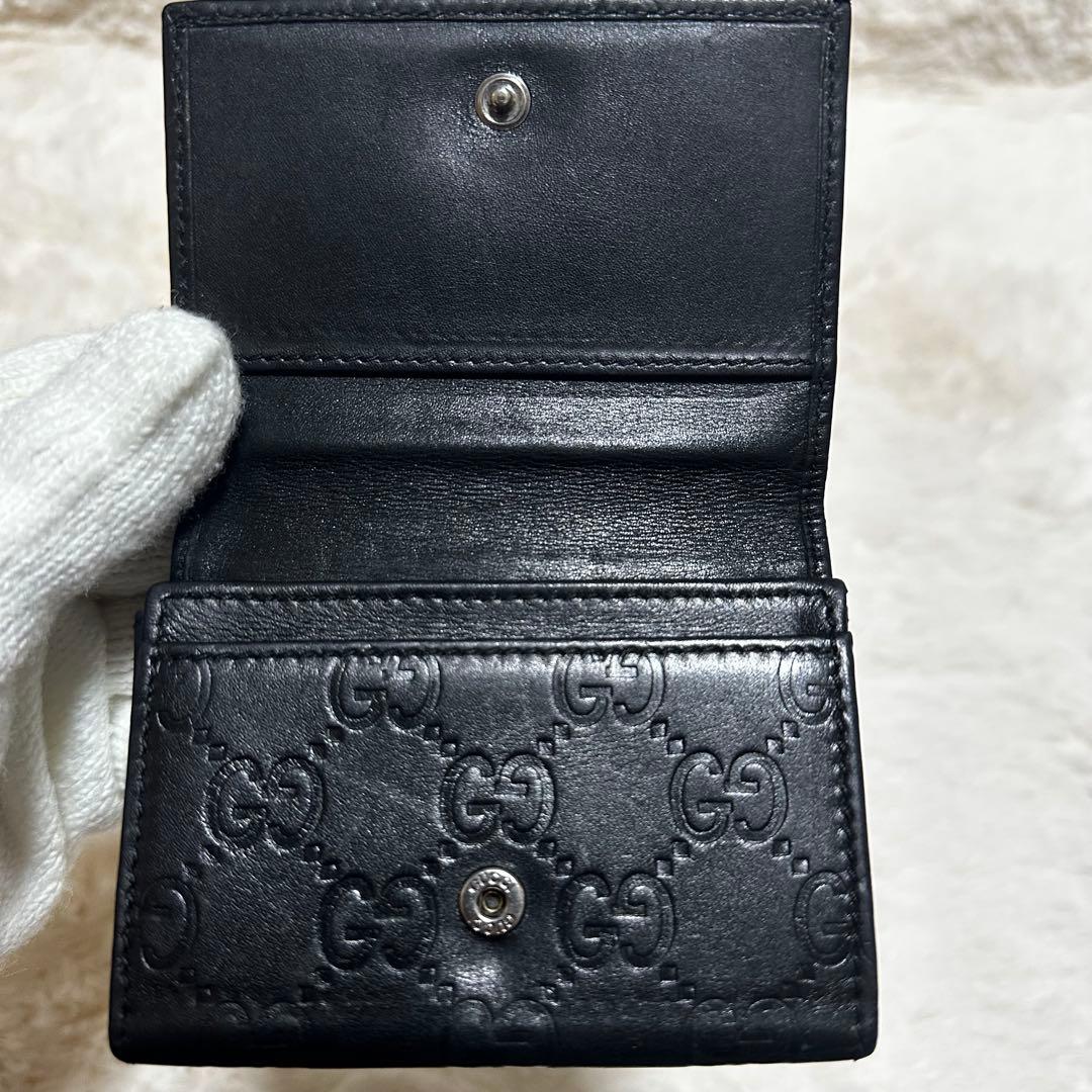 グッチ　グッチシマ　GG柄　名刺入れ　カードケース　120965