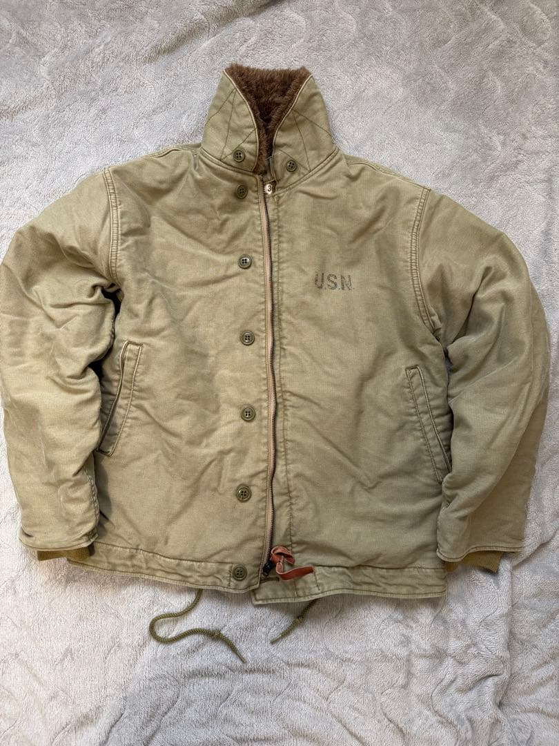 Houston N-1デッキジャケット　USEDWASHモデル サイズ36