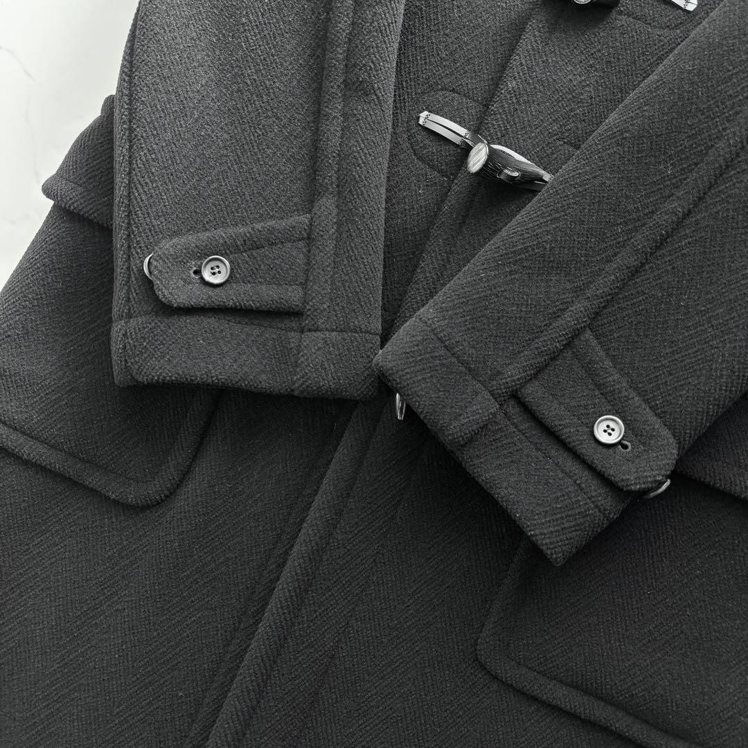 インバーティア ダッフルコート ジョシュアエリス 英国製 ブラック 38