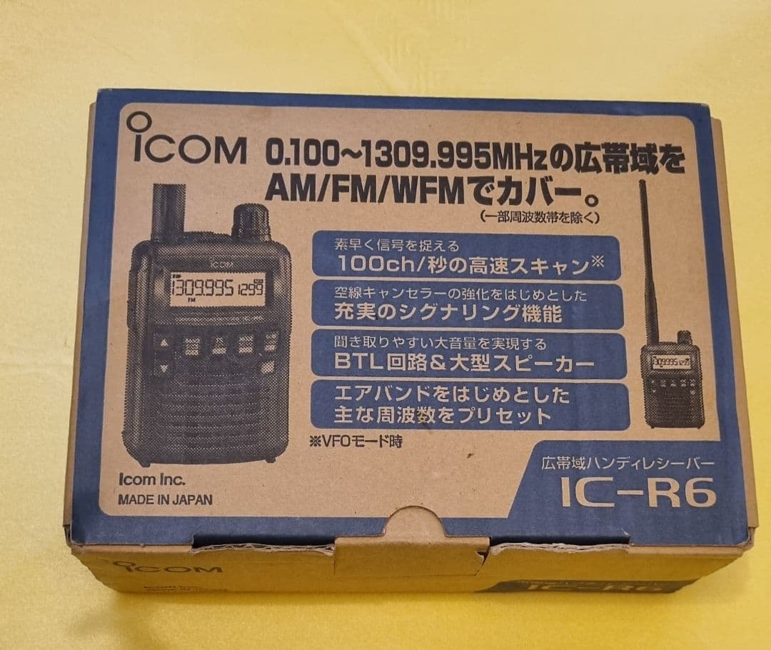 ICOM IC-R6 受信機 アイコム レシーバー