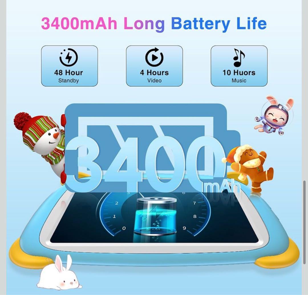 キッズタブレット Android タブレット 3400mAh 32GB