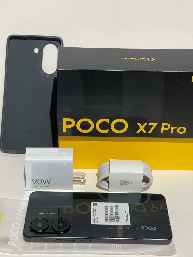 POCO X7 Pro 美品 512GB 黒｜3日間使用｜付属品完備