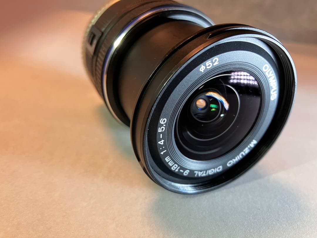 M.ZUIKO DIGTAL 9-18mm F4-5.6(14mm以上使用不可)