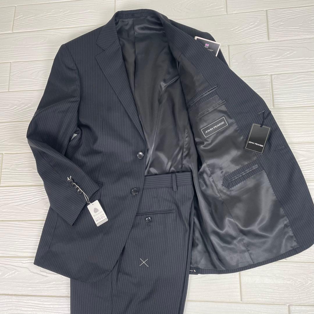 【未使用品】JOHN PEARSE ×高級REDAメンズ　セットアップ　スーツ
