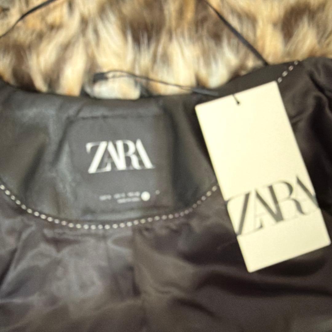 エリザベス　ZARA ヒョウ柄 ファーコート　未使用