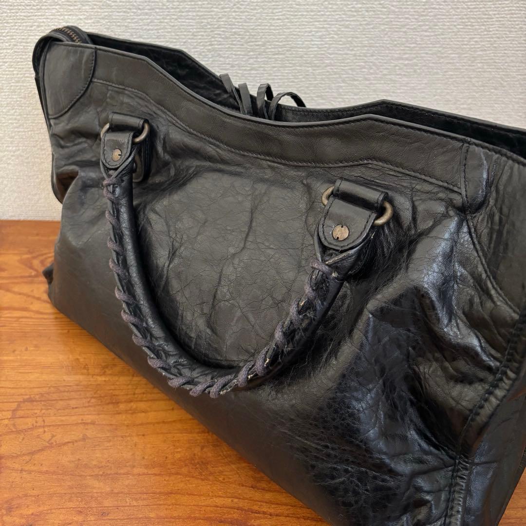 バレンシアガ　シティ　ブラック