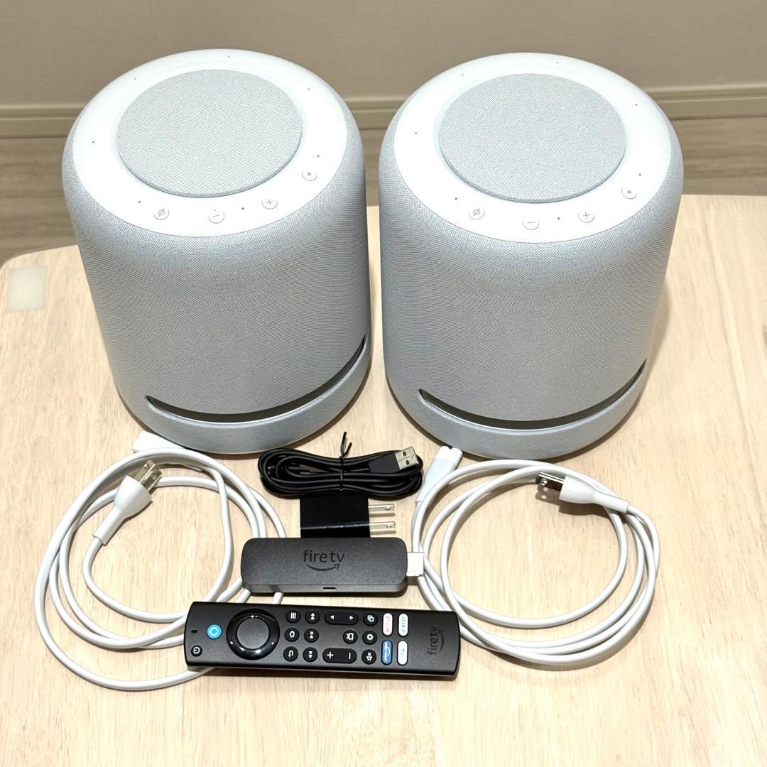 エコースタジオ2台とFire TV Stick 4K Max ホームシアター