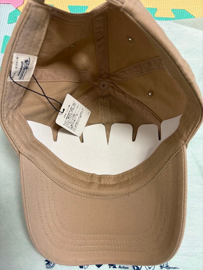 帽子のみ発送　正規品 ロンハーマン ロゴキャップ ベージュ