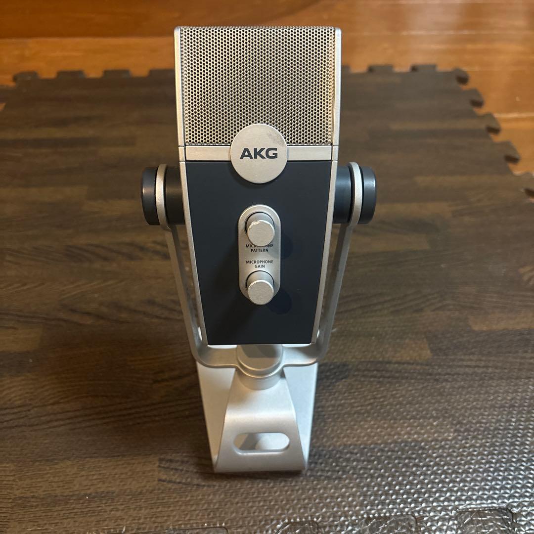 AKG LYRA USB コンデンサーマイク　スタンド　ヘッドフォンセット