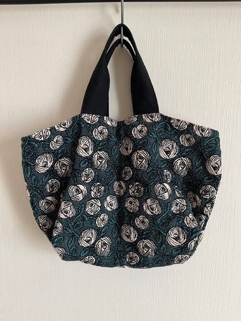 スッシーミナペルホネン ハンドメイド☆rosy blue greenトート