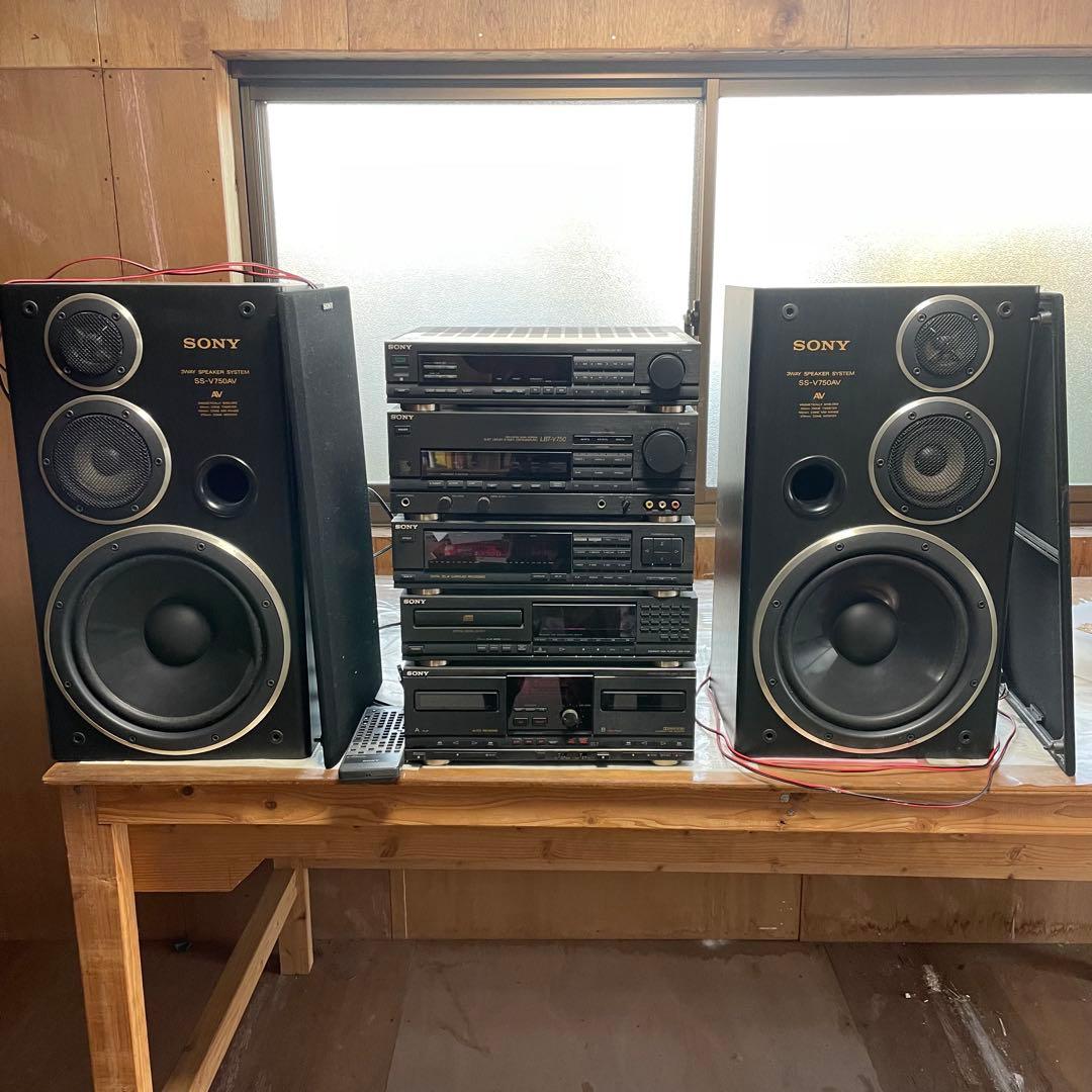 【直接取引手渡し希望】熊本県菊池郡ジャンクSONY コンポ LBT-V750