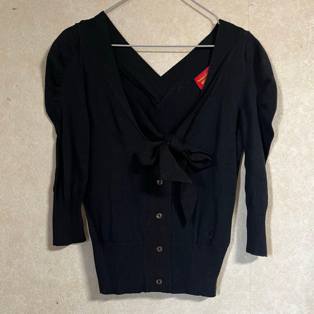 ヴィヴィアン　リボン　カーディガン