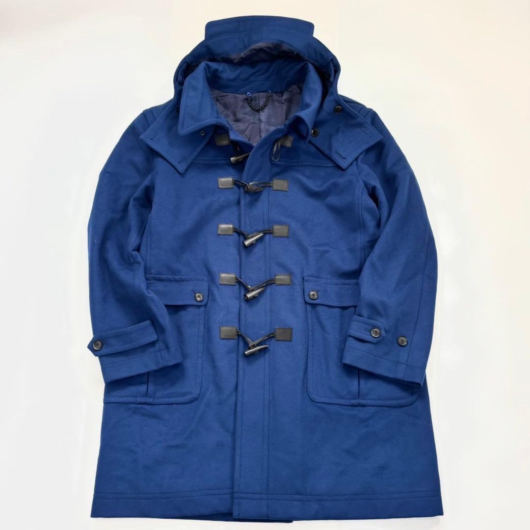 【特大4L】PaulSmith ポールスミス ダッフルコート ブルー 青