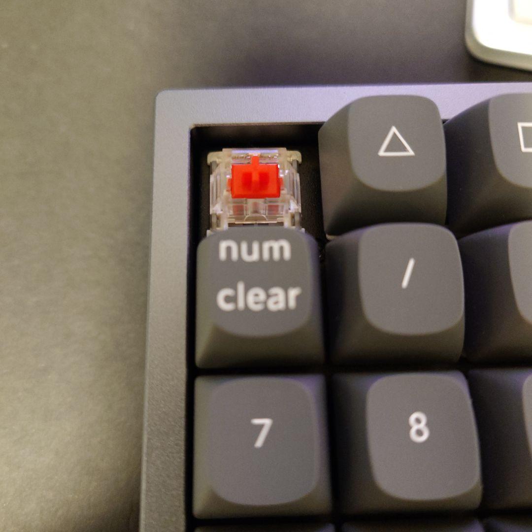 keychron Q0 有線テンキー　メルカリ最安　美品　赤軸